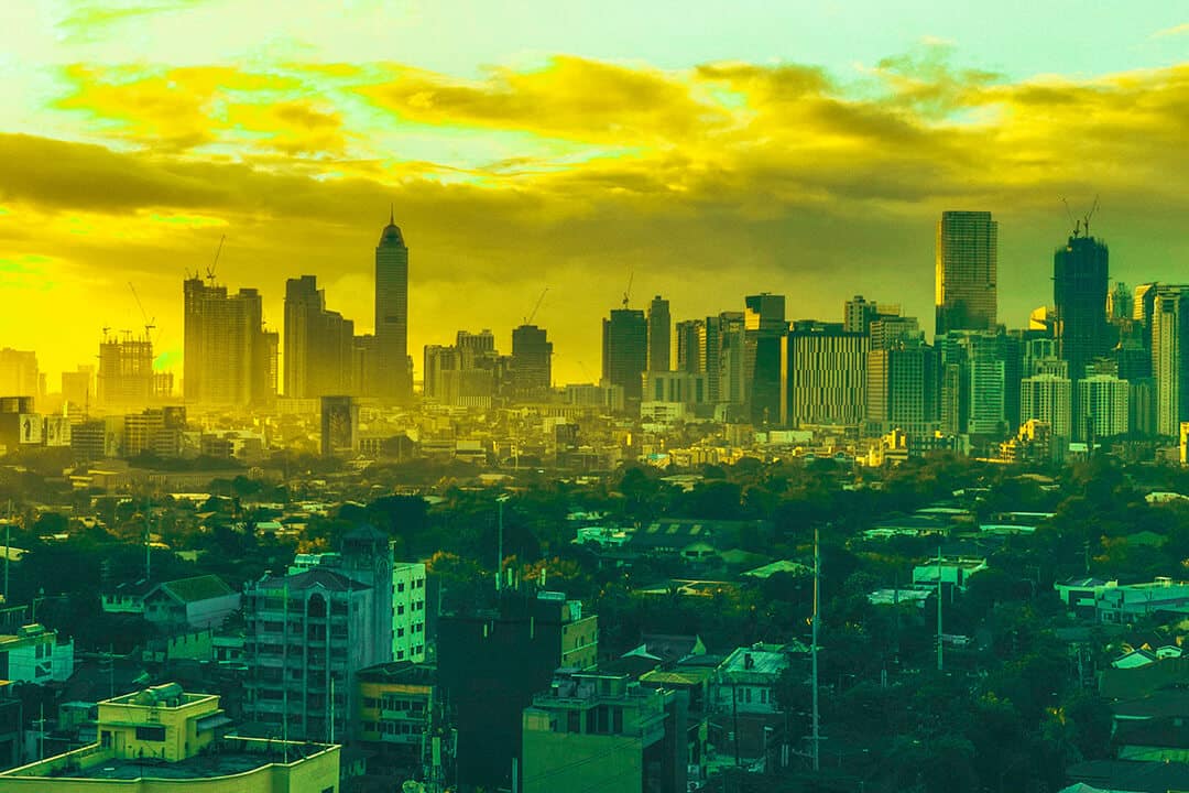 view of Manila skyline